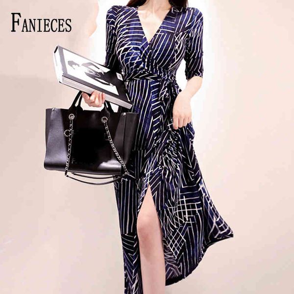 women summer autumn clothing boho loose blue black print dresses for lady plus size maxi long elegant dress 210520, Black;gray
women summer autumn clothing boho loose blue black print dresses for lady plus size maxi long elegant dress 210520, Black;gray
