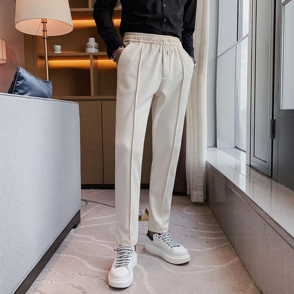 men's pants gzdeerax sweatpants luxury autumn drawstring sport casual male fashion slim fit elastic waist man trousers, Black
men's pants gzdeerax sweatpants luxury autumn drawstring sport casual male fashion slim fit elastic waist man trousers, Black