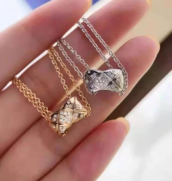 high version necklace 925 sterling silver rhomboid diamond inlaid double-layer 18k gold plated pendant seiko fashion clavicle
high version necklace 925 sterling silver rhomboid diamond inlaid double-layer 18k gold plated pendant seiko fashion clavicle