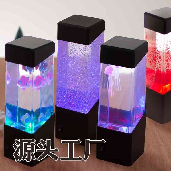 mini colorful led jellyfish night home decoration volcano jelly small fish romantic atmosphere lamp
mini colorful led jellyfish night home decoration volcano jelly small fish romantic atmosphere lamp