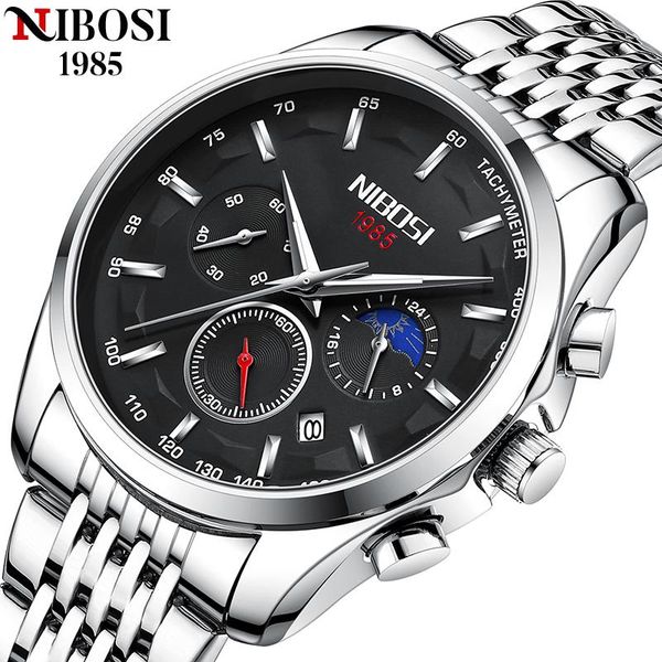 wristwatches nibosi luxury mens watches fashion sleek minimalist quartz stainless steel waterproof chronograph watch for men auto date, Slivery;brown
wristwatches nibosi luxury mens watches fashion sleek minimalist quartz stainless steel waterproof chronograph watch for men auto date, Slivery;brown