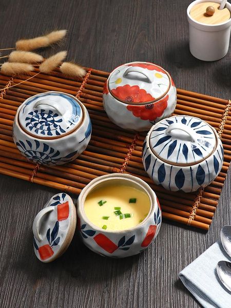 bowls ceramic covered water-proof stew pot household soup inner bird's nest steamed egg small cup
bowls ceramic covered water-proof stew pot household soup inner bird's nest steamed egg small cup