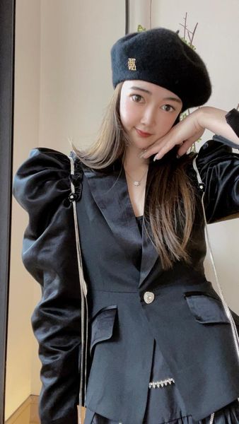 women's suits & blazers fashion spring luxury women puff sleeve black jacket blazer ladies casual coat overcoat ddxgz2 3.22, White;black
women's suits & blazers fashion spring luxury women puff sleeve black jacket blazer ladies casual coat overcoat ddxgz2 3.22, White;black