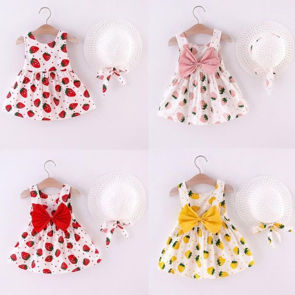 baby girl dress 1-5y toddler kids girls sleeveless strawberry print princess hat outfits robe ete girl's dresses1, Red;yellow
baby girl dress 1-5y toddler kids girls sleeveless strawberry print princess hat outfits robe ete girl's dresses1, Red;yellow