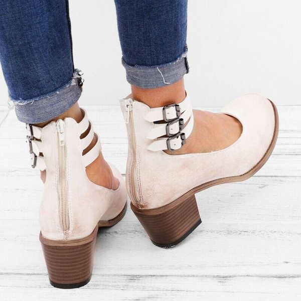 dress shoes vintage retro pumps summer ladies ankle buckle leather pointed toe med heels tenis feminino sandals brand woman, Black
dress shoes vintage retro pumps summer ladies ankle buckle leather pointed toe med heels tenis feminino sandals brand woman, Black