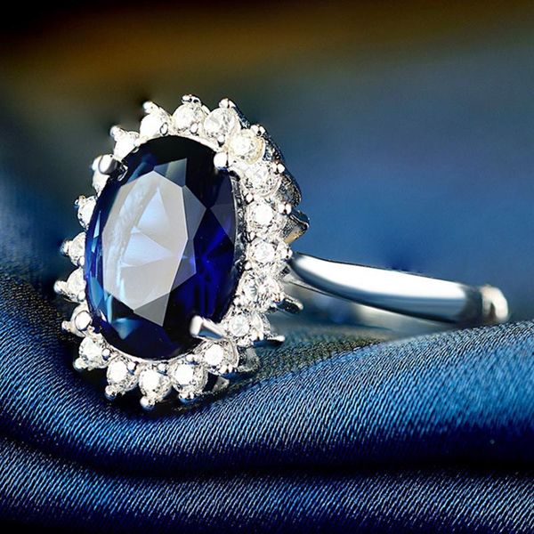 real 925 sterling silver ring exquisite sapphire gemstone 9x10mm oval wedding rings for women anniversary gift cluster, Golden;silver
real 925 sterling silver ring exquisite sapphire gemstone 9x10mm oval wedding rings for women anniversary gift cluster, Golden;silver