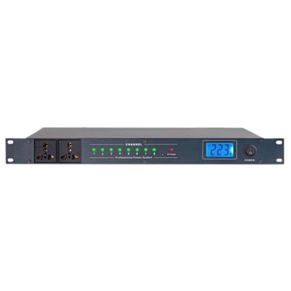 smart home control 8 outlet power sequencer conditioner rack mount pro audio digital regulator voltage readout surge protector
smart home control 8 outlet power sequencer conditioner rack mount pro audio digital regulator voltage readout surge protector