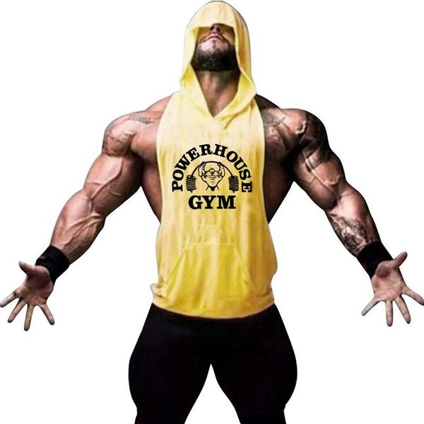 men' tank men bodybuilding cotton gyms fitness hooded vest sleeveless shirt summer casual fashion workout gym powerhouse clothing, White;black
men' tank men bodybuilding cotton gyms fitness hooded vest sleeveless shirt summer casual fashion workout gym powerhouse clothing, White;black