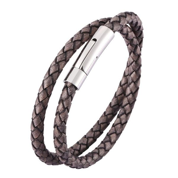 charm bracelets retro bracelet multilayer leather bangles steel snaps braided multi layer wrap trendy jewelry bb0487, Golden;silver
charm bracelets retro bracelet multilayer leather bangles steel snaps braided multi layer wrap trendy jewelry bb0487, Golden;silver
