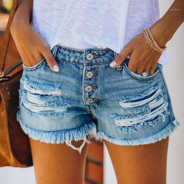 women's shorts summer casual women high waist ripped hole single-breasted tassel denim streetwear short jeans plus size slim, White;black
women's shorts summer casual women high waist ripped hole single-breasted tassel denim streetwear short jeans plus size slim, White;black