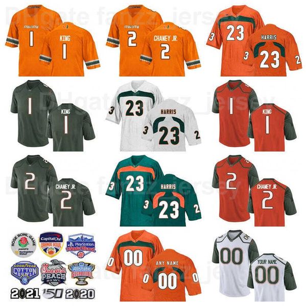 ncaa football college miami hurricanes jersey 1 deriq king 23 camron harris 2 donald chaney jr 7 xavier restrepo 5 keyshawn smith 11 charles, Black
ncaa football college miami hurricanes jersey 1 deriq king 23 camron harris 2 donald chaney jr 7 xavier restrepo 5 keyshawn smith 11 charles, Black
