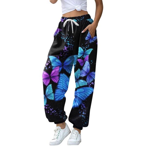 yoga outfit women butterfly print bottom sweatpants pockets high waist sporty gym athletic fit jogger pants lounge trousers pants#30
yoga outfit women butterfly print bottom sweatpants pockets high waist sporty gym athletic fit jogger pants lounge trousers pants#30