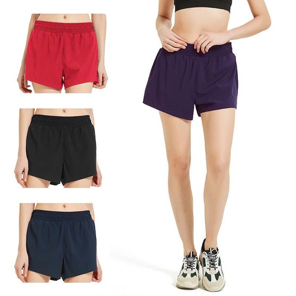 running shorts women lined high waisted athletic workout quick dry pocket fitness jogging sports short pants, Black;blue
running shorts women lined high waisted athletic workout quick dry pocket fitness jogging sports short pants, Black;blue