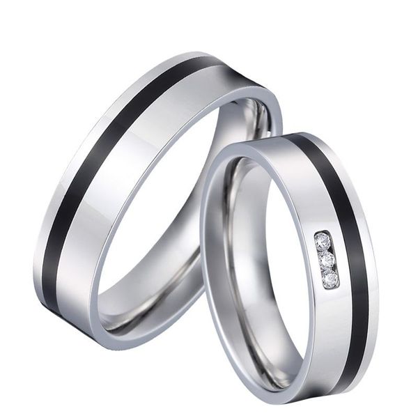 wedding rings anniversary band promise engagement ring for men black silver color alliances lovers couple women, Slivery;golden
wedding rings anniversary band promise engagement ring for men black silver color alliances lovers couple women, Slivery;golden