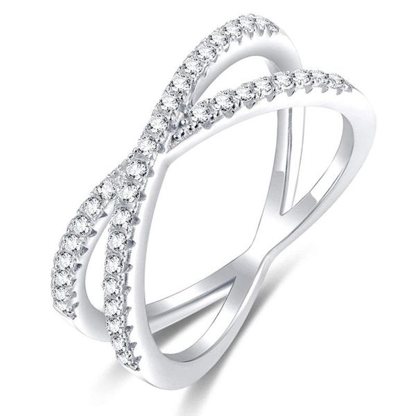 cluster rings eamti 925 sterling silver x ring cubic zirconia cross wedding engagement party for women anillos plata para mujer, Golden;silver
cluster rings eamti 925 sterling silver x ring cubic zirconia cross wedding engagement party for women anillos plata para mujer, Golden;silver