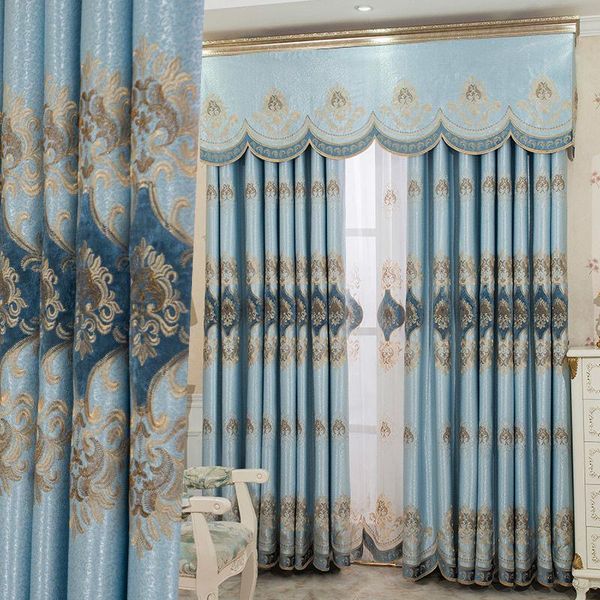curtain & drapes 2021 auspicious and wishful embroidered velvet cord european-style curtains villa
curtain & drapes 2021 auspicious and wishful embroidered velvet cord european-style curtains villa