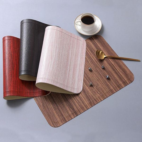 mats & pads soft pu modern wood grain placemat heat insulation tableware pad non-slip
mats & pads soft pu modern wood grain placemat heat insulation tableware pad non-slip
