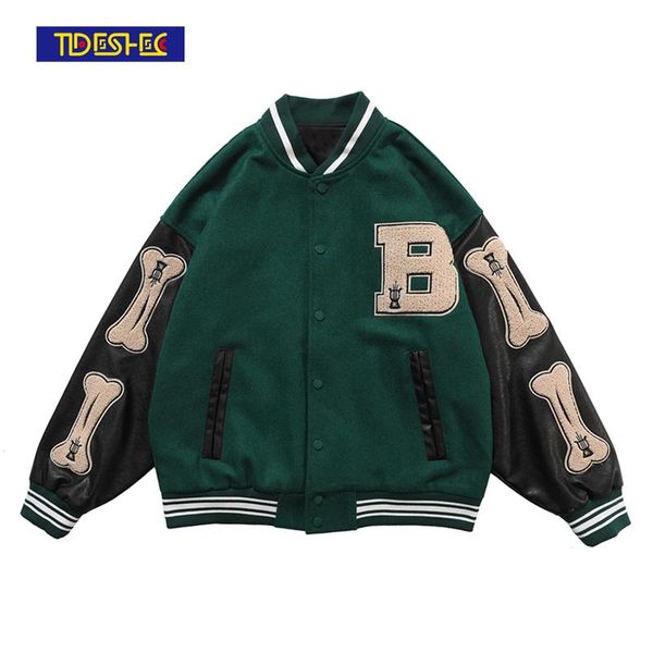 men's jackets hip hop funny bone patchwork fashion mens harajuku bomber jacket men women baseball coats streetwear clothes, Black;brown
men's jackets hip hop funny bone patchwork fashion mens harajuku bomber jacket men women baseball coats streetwear clothes, Black;brown