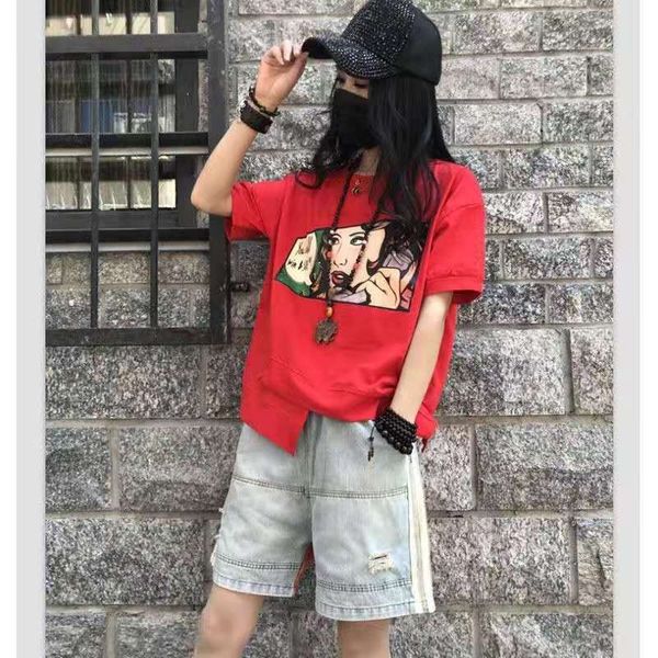 dress 2021 arrival of summer female style korean casual loose sleeve short neck t shirt impression cotton asymmetry tshirt w127, Black;gray
dress 2021 arrival of summer female style korean casual loose sleeve short neck t shirt impression cotton asymmetry tshirt w127, Black;gray