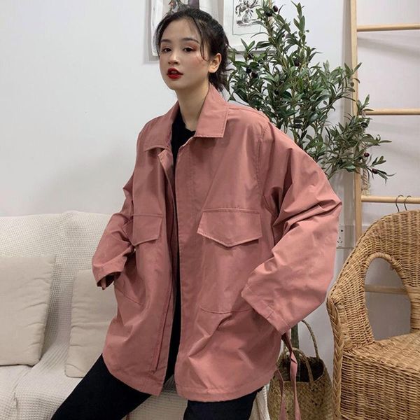 oversized women jacket harajuku pink windbreaker autumn winter coats and jackets fashion cargo coat plus size black women's, Black;brown
oversized women jacket harajuku pink windbreaker autumn winter coats and jackets fashion cargo coat plus size black women's, Black;brown