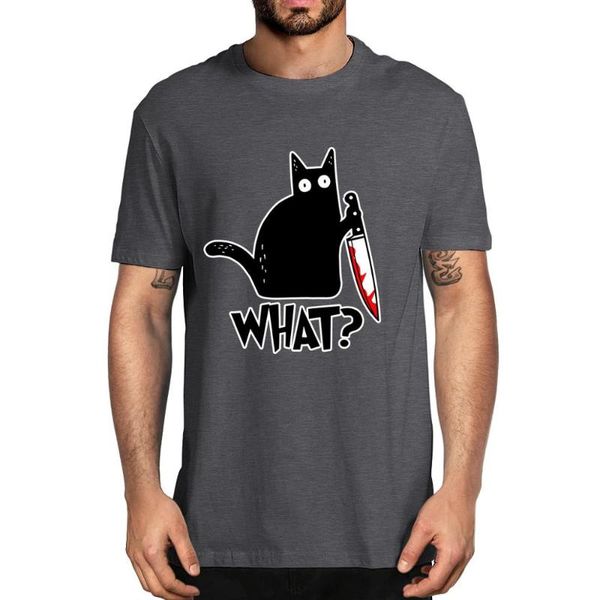 men's t-shirts killer cat with knife t-shirt 100% cotton halloween gift novelty, White;black
men's t-shirts killer cat with knife t-shirt 100% cotton halloween gift novelty, White;black