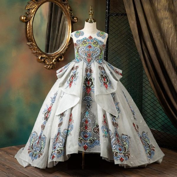flower girl dresses illusion crystal embroidery sleeveless o-neck princess floor-length tulle lace luxury kids party gown h632 girl's, Red;yellow
flower girl dresses illusion crystal embroidery sleeveless o-neck princess floor-length tulle lace luxury kids party gown h632 girl's, Red;yellow