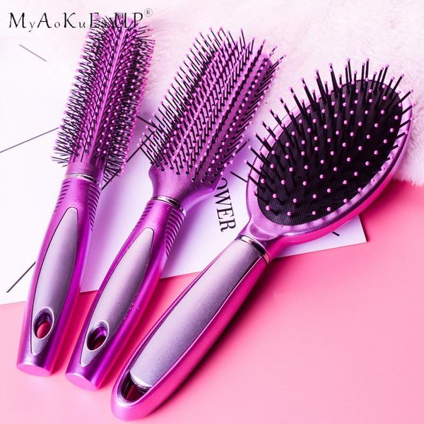 hair brushes 1 pc anti-static airbag comb massage anti-hair loss care curling purple paddle brush, Silver
hair brushes 1 pc anti-static airbag comb massage anti-hair loss care curling purple paddle brush, Silver