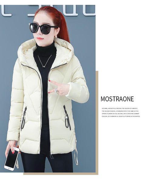 winter down coat ladies short hooded slim korean bread cotton small women's & parkas, Black
winter down coat ladies short hooded slim korean bread cotton small women's & parkas, Black