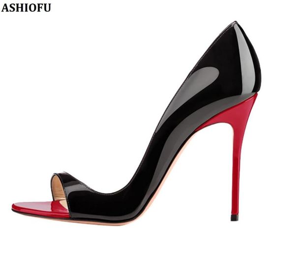 dress shoes ashiofu handmade wholesale ladies high heel pumps peep-toe party prom office-lady evening fashion court, Black
dress shoes ashiofu handmade wholesale ladies high heel pumps peep-toe party prom office-lady evening fashion court, Black