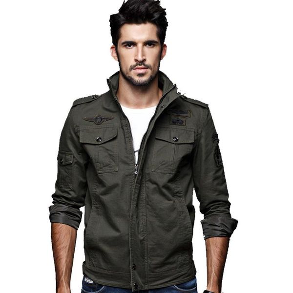 men's jackets military style men jacket tactical army bomber nice autumn casual 100% cotton cargo coat plus size 6xl, Black;brown
men's jackets military style men jacket tactical army bomber nice autumn casual 100% cotton cargo coat plus size 6xl, Black;brown