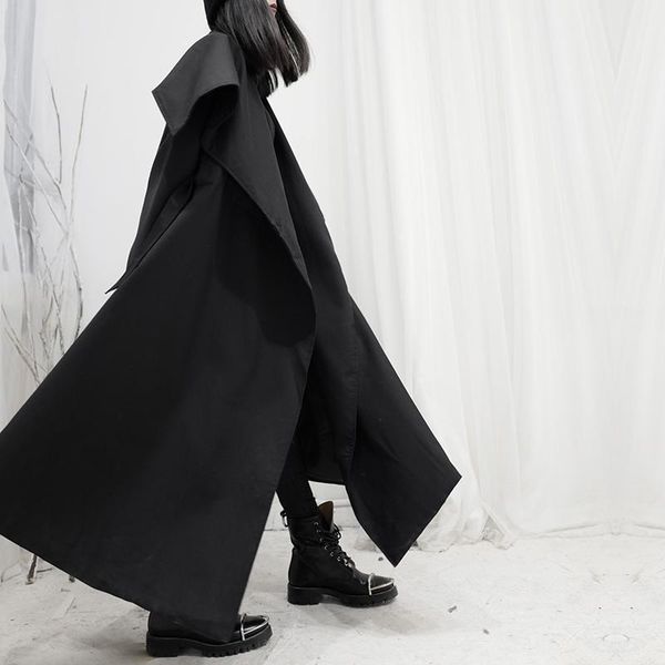 women's trench coats loose women black asymmetrical big vent long lapel sleeve fit windbreaker fashion tide spring 2021 1s243q, Tan;black
women's trench coats loose women black asymmetrical big vent long lapel sleeve fit windbreaker fashion tide spring 2021 1s243q, Tan;black