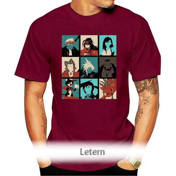 men's t-shirts final fantasy 7 t-shirt - culture comedy t-shirtl, White;black