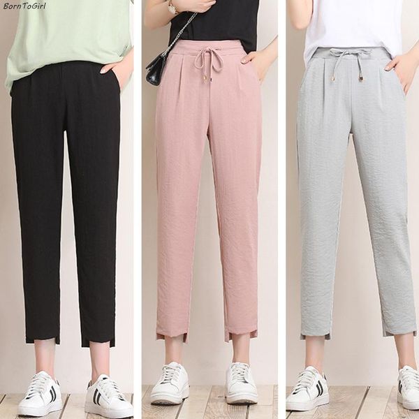 women's pants & capris borntogirl 2021 summer autumn casual slim thin for women high waist black white gray pink green
women's pants & capris borntogirl 2021 summer autumn casual slim thin for women high waist black white gray pink green