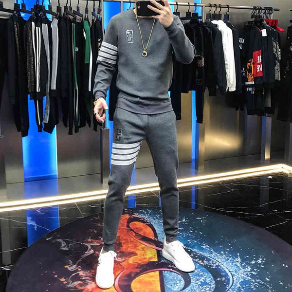 hoodies autumn laser letter stripes amendment pants two male fashion together, Black
hoodies autumn laser letter stripes amendment pants two male fashion together, Black