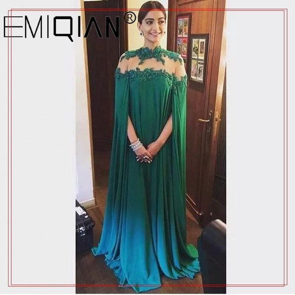 party dresses gorgeous green sonam kapoor full sleeves style high neck sheer back evening vestido de festa, White;black
party dresses gorgeous green sonam kapoor full sleeves style high neck sheer back evening vestido de festa, White;black