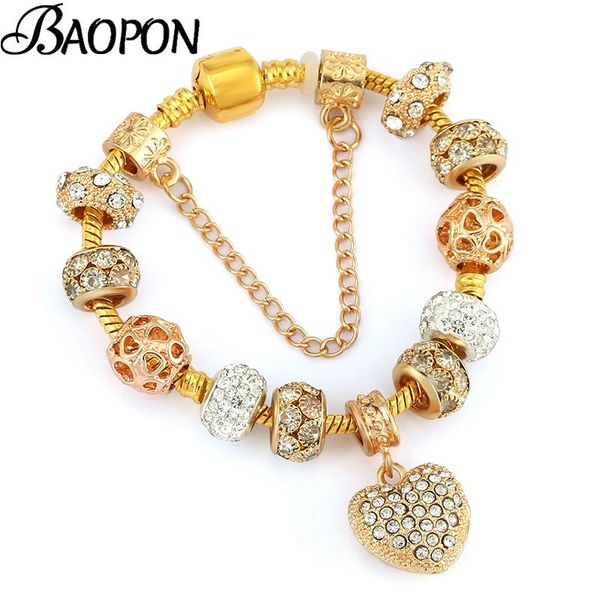charm bracelets 2021 fashion heart for women with luxury silver plated brand & bangle diy jewelry pulseras, Golden;silver
charm bracelets 2021 fashion heart for women with luxury silver plated brand & bangle diy jewelry pulseras, Golden;silver