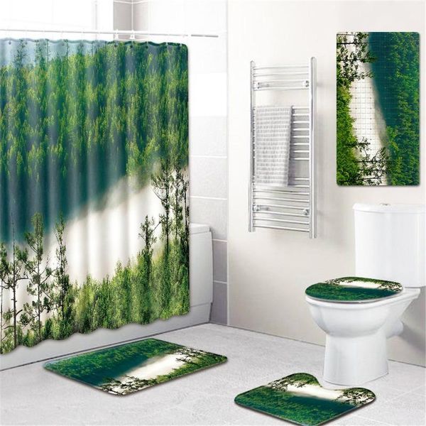 bath mats bathroom shower curtain pvc floor mat toilet cover non-slip five-piece carpet round rug
bath mats bathroom shower curtain pvc floor mat toilet cover non-slip five-piece carpet round rug