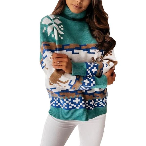 women's sweaters women turtleneck sweater christmas elk print long sleeve xmax knitwear spring autumn casual soft warm knitted female p, White;black
women's sweaters women turtleneck sweater christmas elk print long sleeve xmax knitwear spring autumn casual soft warm knitted female p, White;black