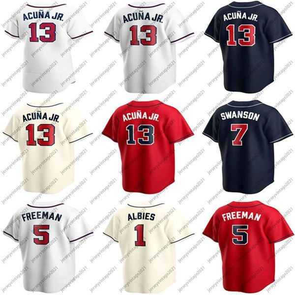 2021 marcell ozuna jersey 5 freddie an 7 dansby swanson 13 ronald acuna jr. 1 ozzie albies mike soroka baseball jerseys size s-3xl, Blue;black
2021 marcell ozuna jersey 5 freddie an 7 dansby swanson 13 ronald acuna jr. 1 ozzie albies mike soroka baseball jerseys size s-3xl, Blue;black