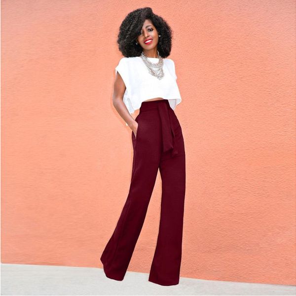 women's pants & capris 2021 summer clothing fashion casual flared wide leg trousers six colors, Black;white
women's pants & capris 2021 summer clothing fashion casual flared wide leg trousers six colors, Black;white