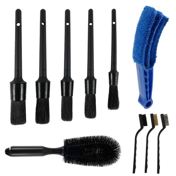 10pc/set natural boar hair detail car cleaning brush multifunction washing interior air-conditioner detailing sponge
10pc/set natural boar hair detail car cleaning brush multifunction washing interior air-conditioner detailing sponge