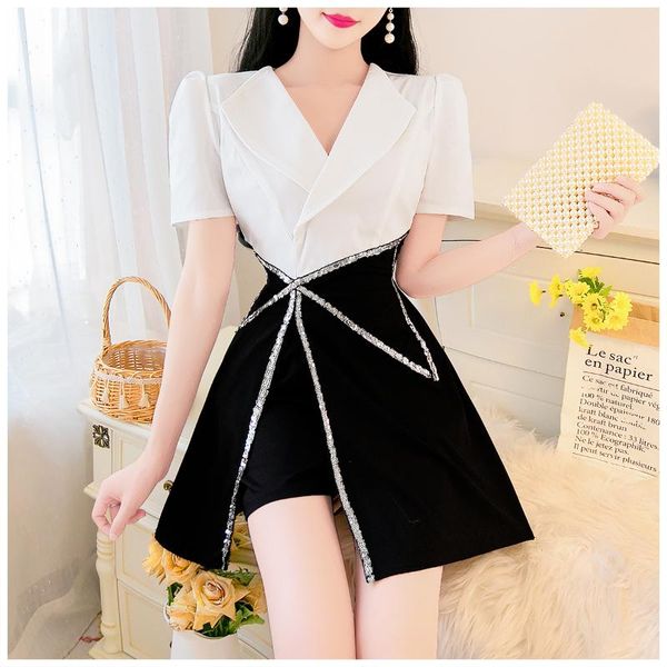 women's tracksuits ol style women suit fashion sequin split + high waist shorts two-piece female summer outfits, Gray
women's tracksuits ol style women suit fashion sequin split + high waist shorts two-piece female summer outfits, Gray