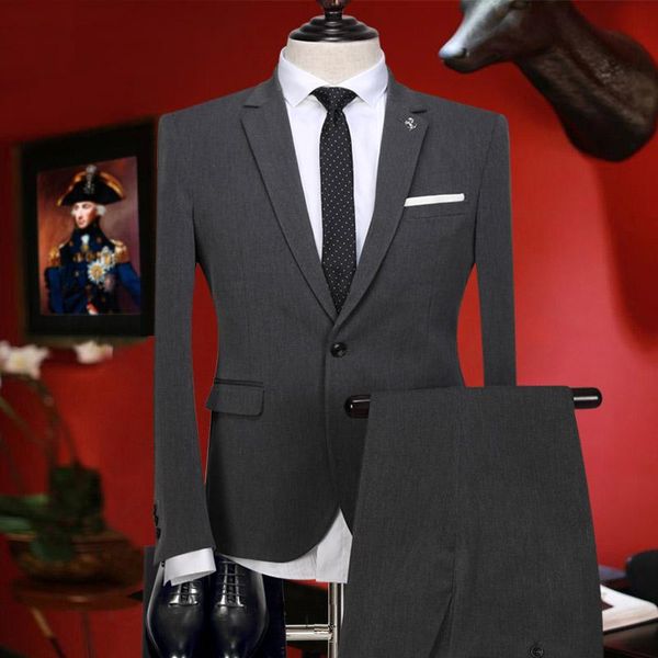 men suit single breasted arrivals tuxedo fashion formal 2021 grey wedding slim fit 2 pieces jacket & pant 3xl plus size men's suits bla, White;black
men suit single breasted arrivals tuxedo fashion formal 2021 grey wedding slim fit 2 pieces jacket & pant 3xl plus size men's suits bla, White;black