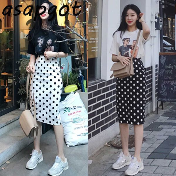 skirts summer chic korean clothing slim wrap hip high waist split polka dot skirt women mujer faldas elegant retro fashion ol 210610, Black
skirts summer chic korean clothing slim wrap hip high waist split polka dot skirt women mujer faldas elegant retro fashion ol 210610, Black