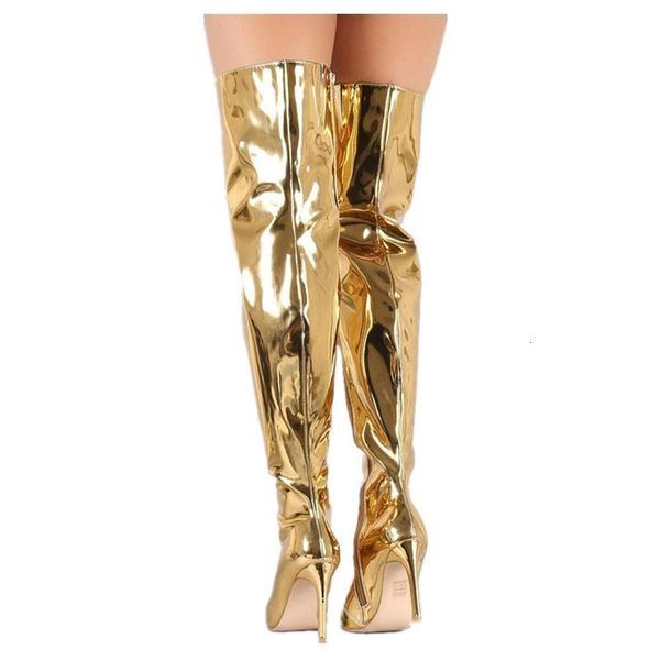 boots emma king fashion women over the knee high heels patent leather pointed toe ladies thigh botas shoes size 43 eifs, Black
boots emma king fashion women over the knee high heels patent leather pointed toe ladies thigh botas shoes size 43 eifs, Black