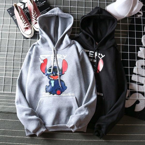 men's hoodies & sweatshirts autumn and winter korean cartoon print plus velvet thick hoodie sweatshirt loose tide brand couple jacket, Black
men's hoodies & sweatshirts autumn and winter korean cartoon print plus velvet thick hoodie sweatshirt loose tide brand couple jacket, Black