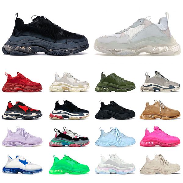 2021 triple s crystal bottom designer shoes paris 17 fw original luxurys designers sports sneakers trainers mens womens comfortable, Black
2021 triple s crystal bottom designer shoes paris 17 fw original luxurys designers sports sneakers trainers mens womens comfortable, Black