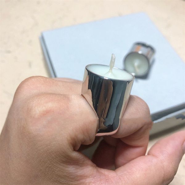 niche candle holder ring concept ins mirror exaggerated retro gold-plated fashion hip-hop jewelry accessories, Silver
niche candle holder ring concept ins mirror exaggerated retro gold-plated fashion hip-hop jewelry accessories, Silver