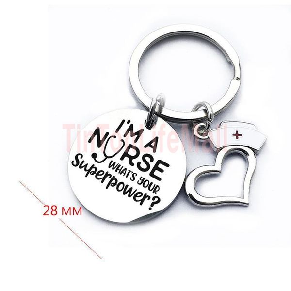 dhl stainless steel nurse keychain i'm a nurse stethoscope keyring heart-shaped pendant nurse keychain medical student gift jewelry
dhl stainless steel nurse keychain i'm a nurse stethoscope keyring heart-shaped pendant nurse keychain medical student gift jewelry