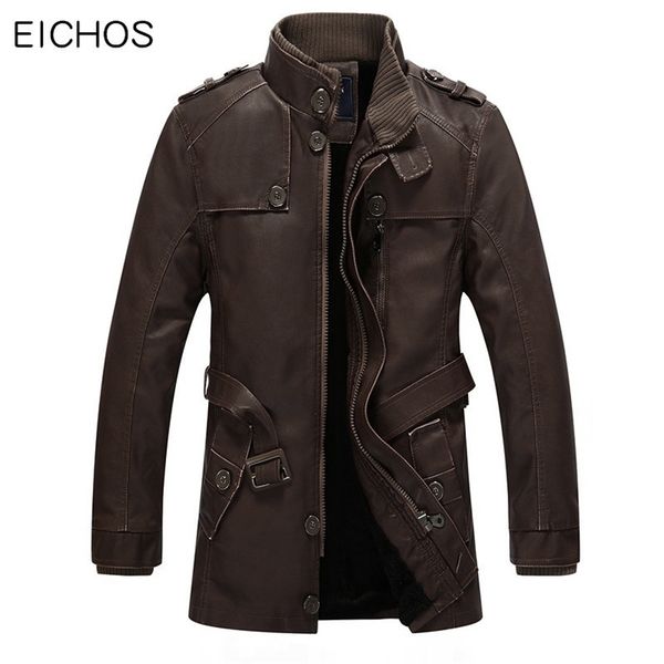 eichos winter leather jacket mens casual warm mens long leather trench coat washed pu leather motorcycle jacket plus size 4xl 211111, Black
eichos winter leather jacket mens casual warm mens long leather trench coat washed pu leather motorcycle jacket plus size 4xl 211111, Black